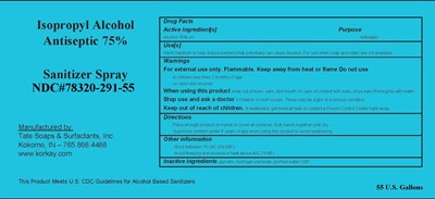 55 Gallon Label (75 Sanitizer Label Submit 55)